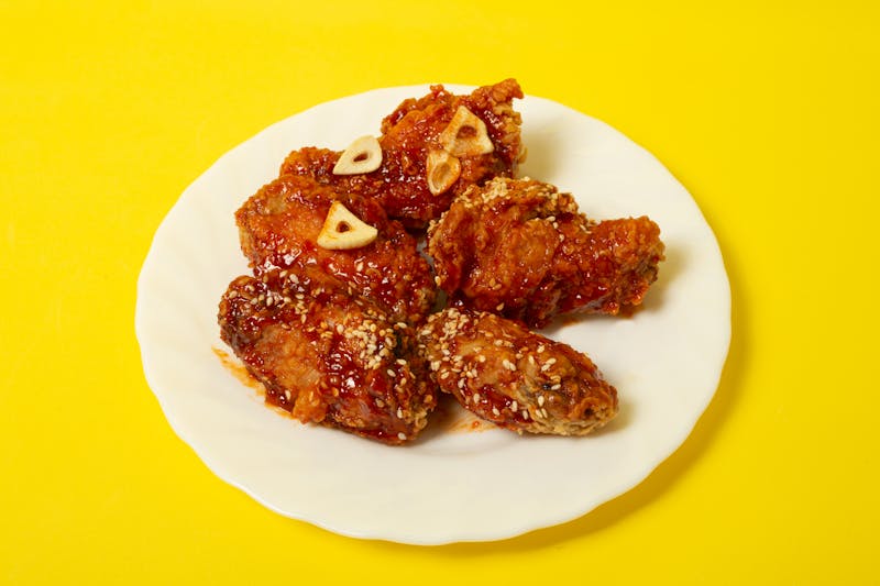 Gold Rush Honey Garlic Wings glazed with honey and garlic sauce